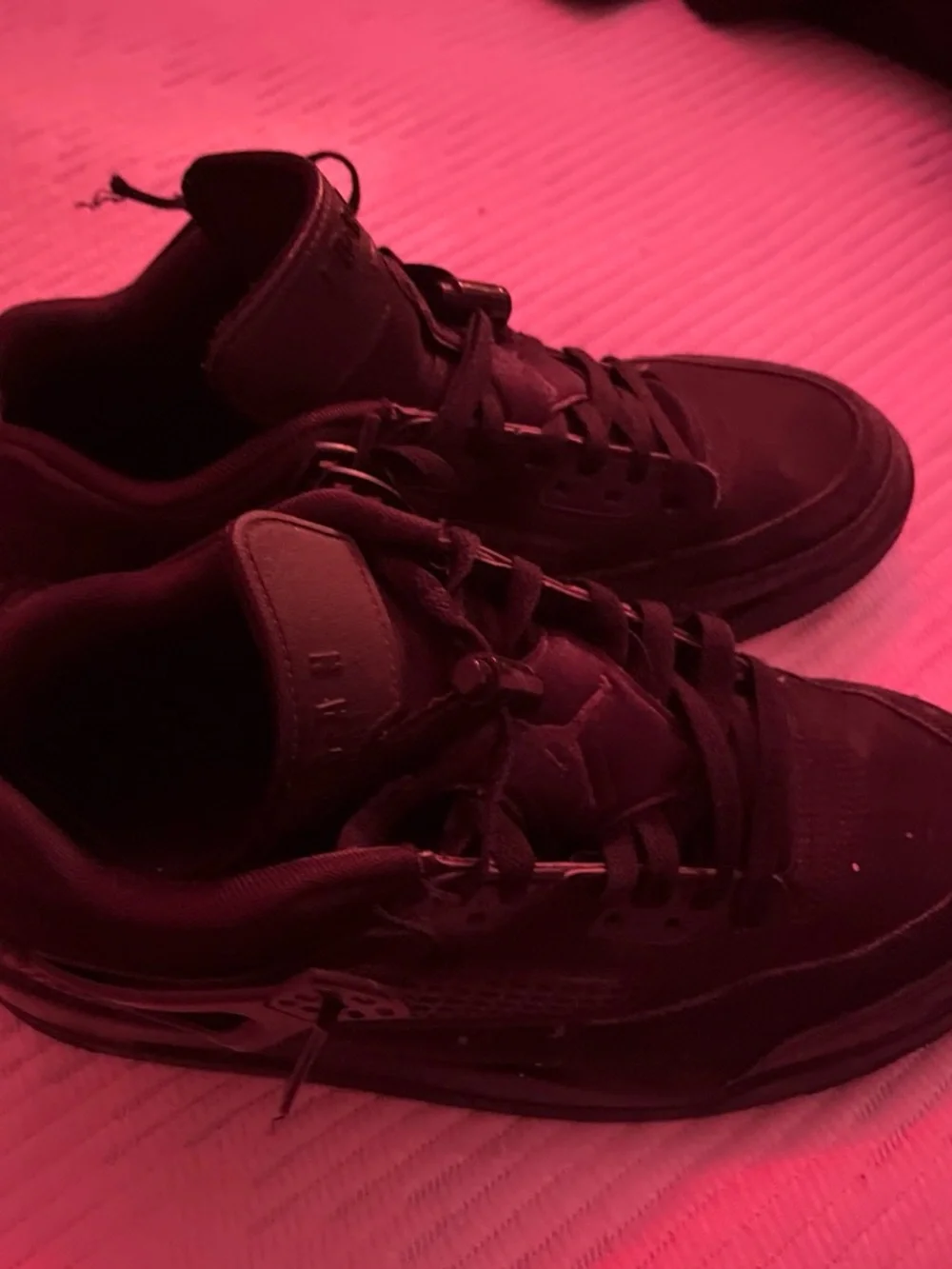 Jordan Men’s Black Athletic Sneakers - Picture 2 of 5